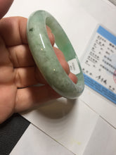 Load image into Gallery viewer, 52.9mm certified 100% natural Type A sunny green jadeite jade bangle PB163-4653