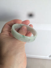 Load image into Gallery viewer, 50.5mm Certified type A 100% Natural sunny green/purple square Jadeite Jade bangle AZ58-7270