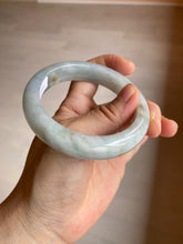 Load image into Gallery viewer, 54.8mm certified type A 100% Natural icy watery green/white/brown jadeite jade bangle Z126-4403