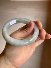 Load image into Gallery viewer, 54.8mm certified type A 100% Natural icy watery green/white/brown jadeite jade bangle Z126-4403