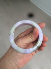 Load image into Gallery viewer, 54mm Certified 100% natural Type A green/brown/purple jadeite jade bangle AR84-5217