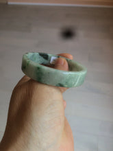 Load image into Gallery viewer, 51.7mm Certified type A 100% Natural sunny green/purple square Jadeite Jade bangle AZ57-7272