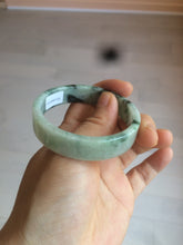 Load image into Gallery viewer, 51.7mm Certified type A 100% Natural sunny green/purple square Jadeite Jade bangle AZ57-7272