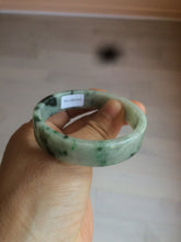 Load image into Gallery viewer, 51.7mm Certified type A 100% Natural sunny green/purple square Jadeite Jade bangle AZ57-7272