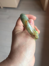 Load image into Gallery viewer, 48.9mm CertificatedType A 100% Natural green/yellow jadeite jade bangle F113-7245