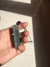 Load image into Gallery viewer, 100% Natural type A green/blue/gray Guatemala jadeite Jade shadow carving buddha pendant necklace BP114