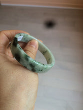 Load image into Gallery viewer, 51.7mm Certified type A 100% Natural sunny green/purple square Jadeite Jade bangle AZ57-7272