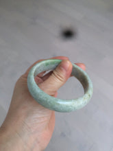 Load image into Gallery viewer, 57.6mm certified 100% natural type A sunny green/white/yellow/gray jadeite jade bangle BG76-0694
