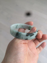 Load image into Gallery viewer, 51.7mm Certified type A 100% Natural sunny green/purple square Jadeite Jade bangle AZ57-7272
