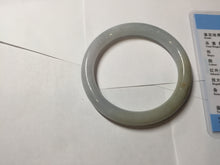 Load image into Gallery viewer, 55.2mm certified 100% natural Type A light green yellow purple round cut jadeite jade bangle PA235-9860
