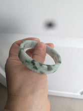 Load image into Gallery viewer, 51.7mm Certified type A 100% Natural sunny green/purple square Jadeite Jade bangle AZ57-7272