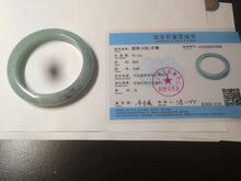 Load image into Gallery viewer, 56.8mm 100% natural Type A icy watery green jadeite jade bangle AX51-7558