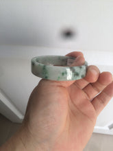 Load image into Gallery viewer, 51.7mm Certified type A 100% Natural sunny green/purple square Jadeite Jade bangle AZ57-7272