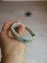 Load image into Gallery viewer, 51.7mm Certified type A 100% Natural sunny green/purple square Jadeite Jade bangle AZ56-7274