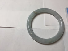 Load image into Gallery viewer, 55mm certified 100% natural Type A light green purple round cut jadeite jade bangle PA236-9871