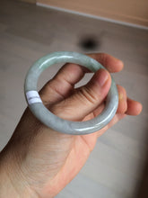Load image into Gallery viewer, 50.8mm Certified Type A 100% Natural light green/purple/yellow(FU LU SHOU) round cut Jadeite Jade bangle Z135-2803