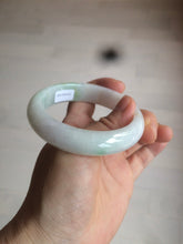 Load image into Gallery viewer, 55mm certified Type A 100% Natural sunny green/white/brown/yellow Jadeite Jade bangle AC71-1463