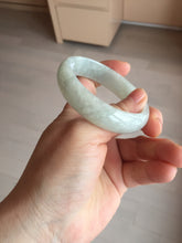 Load image into Gallery viewer, 51mm Certified Type A 100% Natural icy light green oval jadeite jade bangle BK94-7735