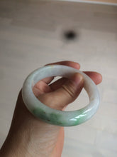 Load image into Gallery viewer, 55mm certified Type A 100% Natural sunny green/white/brown/yellow Jadeite Jade bangle AC71-1463