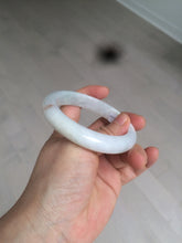 Load image into Gallery viewer, 56.8mm certified 100% natural type A light green/white/red jadeite jade bangle AR81-4080