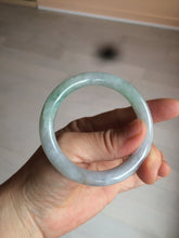 Load image into Gallery viewer, 50.8mm Certified Type A 100% Natural light green/purple/yellow(FU LU SHOU) round cut Jadeite Jade bangle Z135-2803
