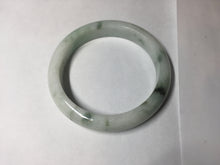 Load image into Gallery viewer, 57.5mm Certified 100% natural Type A green/white jadeite jade bangle BM32-9745
