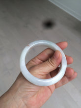 Load image into Gallery viewer, 56.8mm certified 100% natural type A light green/white/red jadeite jade bangle AR81-4080