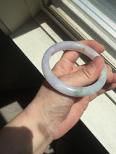 Load image into Gallery viewer, Sold.please do't order. thanks. 56mm Certified type A 100% Natural light purple white green yellow(LU FU SHOU)Jadeite bangle BN60-3559