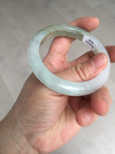 Load image into Gallery viewer, 53.8mm certified 100% natural Type A icy watery green brown purple jadeite jade bangle BL113-9438