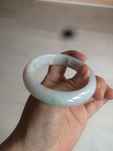 Load image into Gallery viewer, 55mm certified Type A 100% Natural sunny green/white/brown/yellow Jadeite Jade bangle AC71-1463