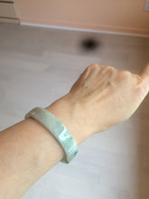 Load image into Gallery viewer, 51.7mm Certified type A 100% Natural sunny green/purple square Jadeite Jade bangle AZ56-7274