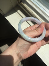 Load image into Gallery viewer, Sold.please do't order. thanks. 56mm Certified type A 100% Natural light purple white green yellow(LU FU SHOU)Jadeite bangle BN60-3559