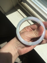 Load image into Gallery viewer, Sold.please do't order. thanks. 56mm Certified type A 100% Natural light purple white green yellow(LU FU SHOU)Jadeite bangle BN60-3559