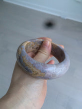 Load image into Gallery viewer, 57.8mm 100% natural red/orange/purple/pink chubby Sardonyx(战国红) bangle SY72