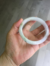 Load image into Gallery viewer, Sold.please do't order. thanks. 56mm Certified type A 100% Natural light purple white green yellow(LU FU SHOU)Jadeite bangle BN60-3559
