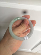 Load image into Gallery viewer, 50.8mm Certified Type A 100% Natural light green/purple/yellow(FU LU SHOU) round cut Jadeite Jade bangle Z135-2803