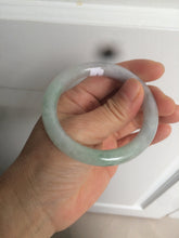 Load image into Gallery viewer, 50.8mm Certified Type A 100% Natural light green/purple/yellow(FU LU SHOU) round cut Jadeite Jade bangle Z135-2803