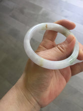 Load image into Gallery viewer, Sold.please do't order. thanks. 56mm Certified type A 100% Natural light purple white green yellow(LU FU SHOU)Jadeite bangle BN60-3559