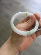 Load image into Gallery viewer, Sold.please do't order. thanks. 56mm Certified type A 100% Natural light purple white green yellow(LU FU SHOU)Jadeite bangle BN60-3559
