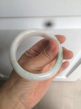 Load image into Gallery viewer, 55mm certified Type A 100% Natural sunny green/white/brown/yellow Jadeite Jade bangle AC71-1463