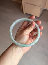 Load image into Gallery viewer, 80mm certified Type A 100% Natural synny green purple yellow(FU LU SHOU 福禄寿) plus size Jadeite Jade bangle BG212-5428