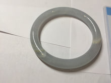 Load image into Gallery viewer, 55mm certified 100% natural Type A light green purple white round cut jadeite jade bangle PA237-9872