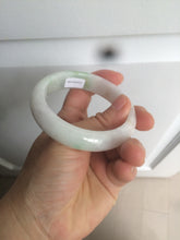 Load image into Gallery viewer, 55mm certified Type A 100% Natural sunny green/white/brown/yellow Jadeite Jade bangle AC71-1463