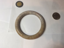 Load image into Gallery viewer, 55.6mm 100% natural beige yellow pink round cut Coral Jade (珊瑚玉) bangle XY116