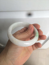 Load image into Gallery viewer, 55mm certified Type A 100% Natural sunny green/white/brown/yellow Jadeite Jade bangle AC71-1463