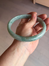 Load image into Gallery viewer, 80mm certified Type A 100% Natural light green plus size Jadeite Jade bangle BG211-5427