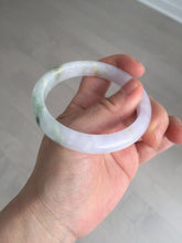 Load image into Gallery viewer, Sold.please do't order. thanks. 56mm Certified type A 100% Natural light purple white green yellow(LU FU SHOU)Jadeite bangle BN60-3559