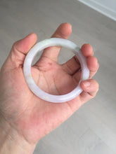 Load image into Gallery viewer, Sold.please do't order. thanks. 56mm Certified type A 100% Natural light purple white green yellow(LU FU SHOU)Jadeite bangle BN60-3559
