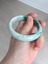 Load image into Gallery viewer, Shopify only. 56.5mm certified 100% natural type A dark green sunny green jadeite jade bangle BH82-8224