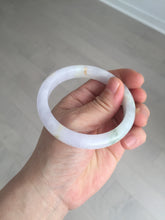 Load image into Gallery viewer, Sold.please do't order. thanks. 56mm Certified type A 100% Natural light purple white green yellow(LU FU SHOU)Jadeite bangle BN60-3559